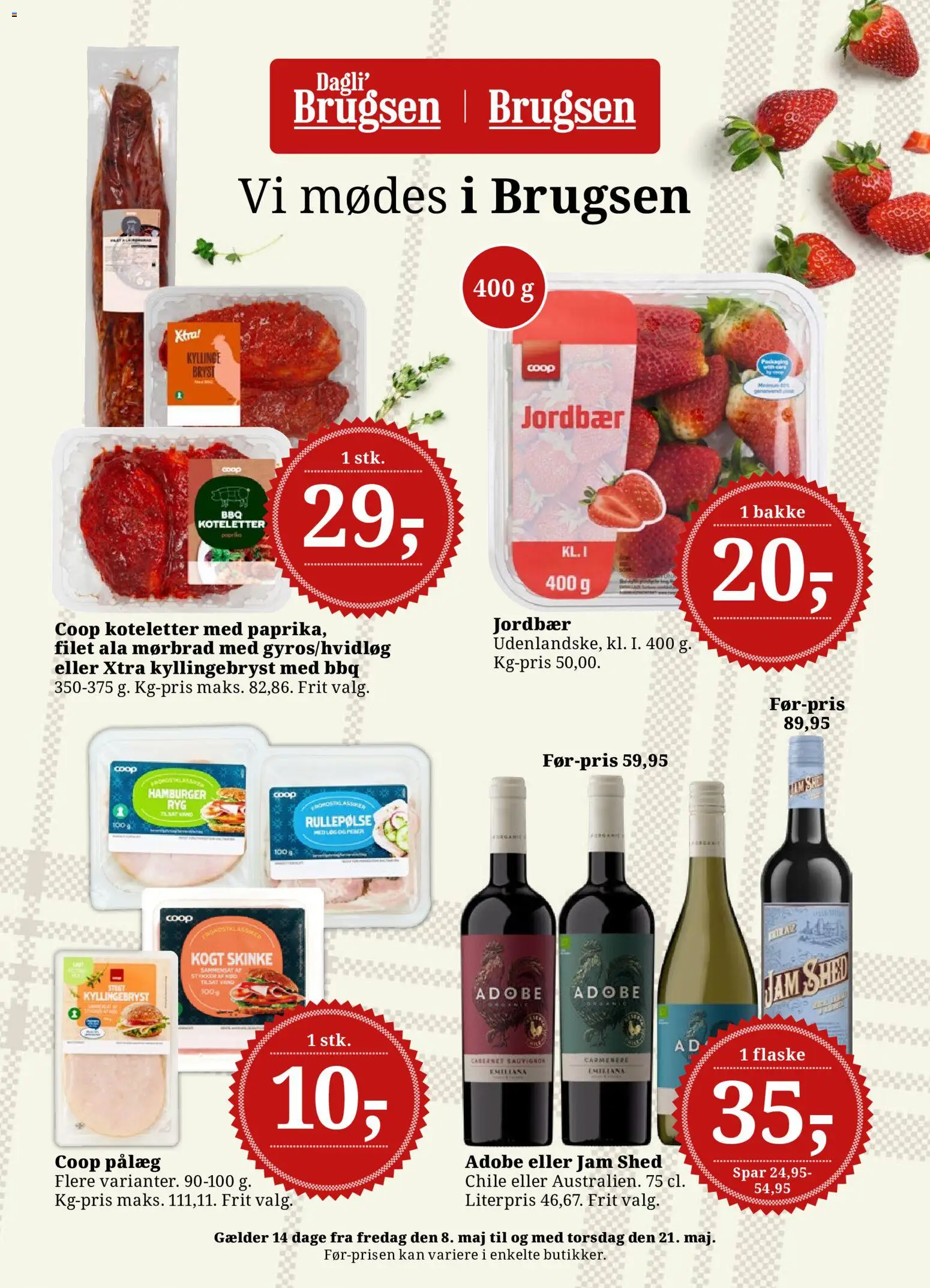 Eksempel på tilbudsavis Dagli'Brugsen - Tilbudsavis uge 19-20 fra butik Dagli'Brugsen gyldig fra 08/05/2026
