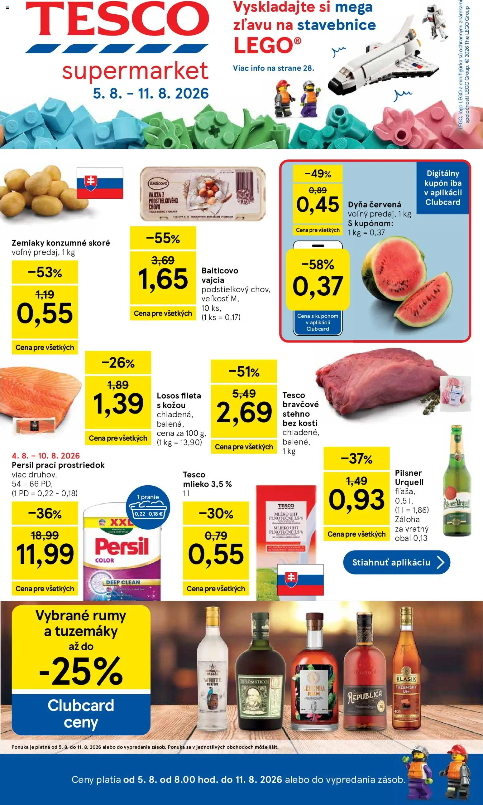 Náhľad Tesco letáku platného od 05.08.2026