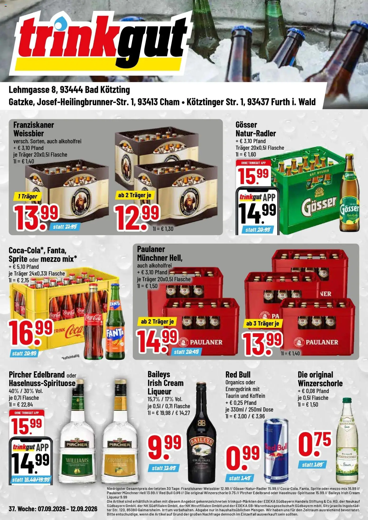 Vorschau von dem Prospekt des Geschäftes Trinkgut, gültig ab dem 07.09.2026
