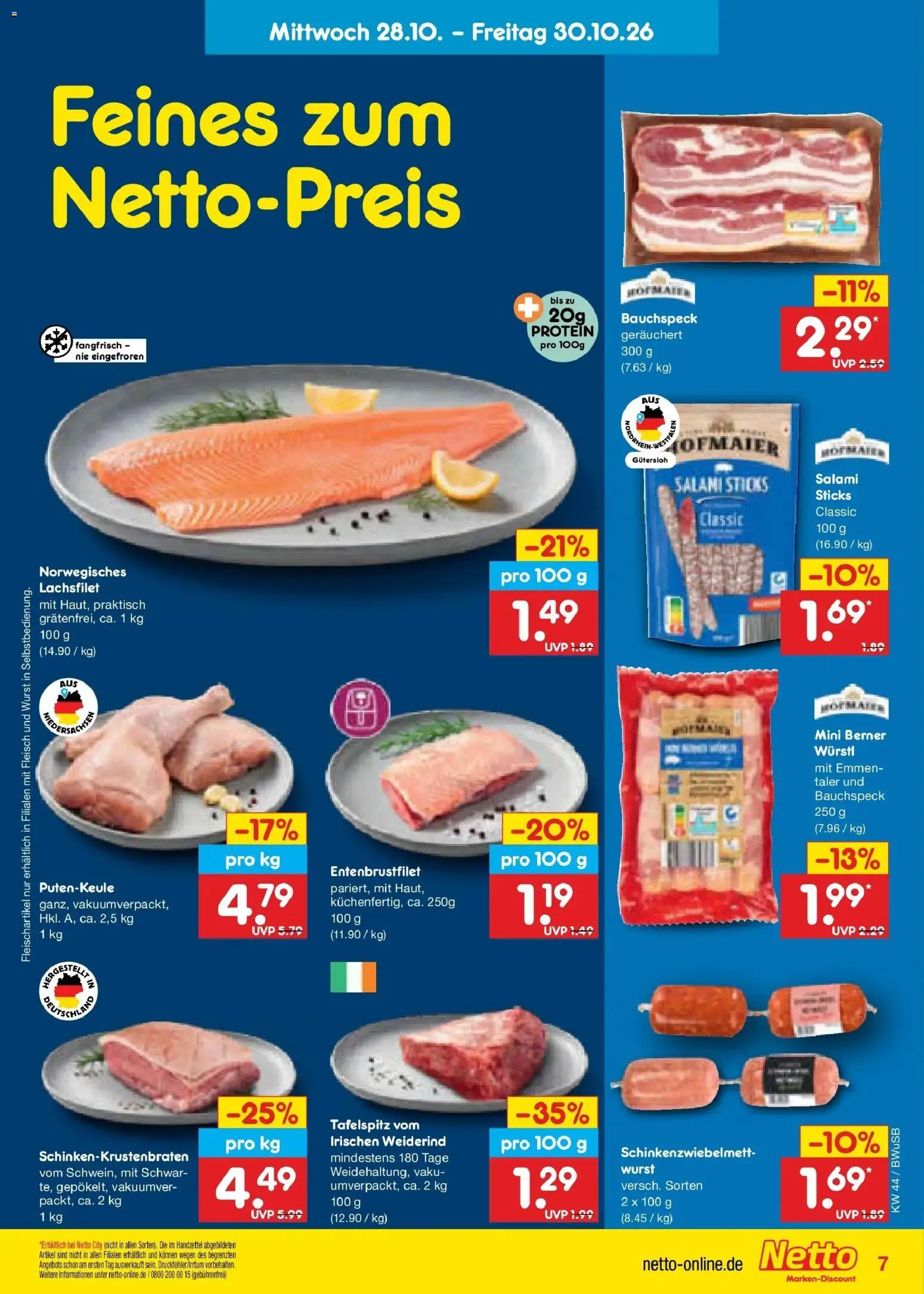 Vorschau von dem Prospekt des Geschäftes Netto Marken-Discount, gültig ab dem 26.10.2026