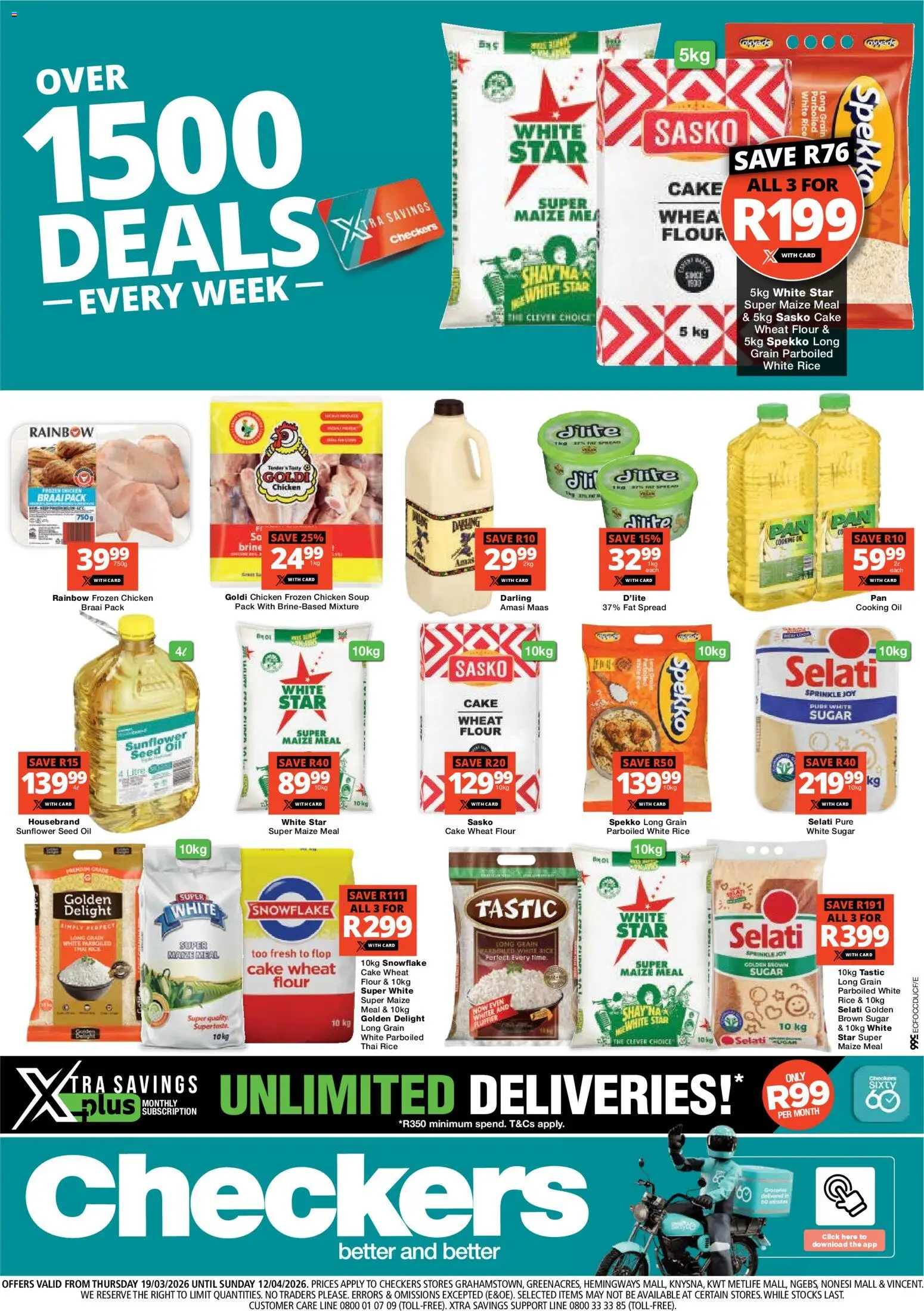 Checkers - Eastern Cape - Xtra Savings Deals Extra 19/03 - 12/04/2026