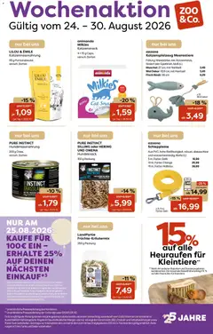 Vorschau von dem Prospekt des Geschäftes Zoo & co, gültig ab dem 24.08.2026