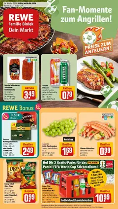 Vorschau von dem Prospekt des Geschäftes Rewe, gültig ab dem 08.06.2026