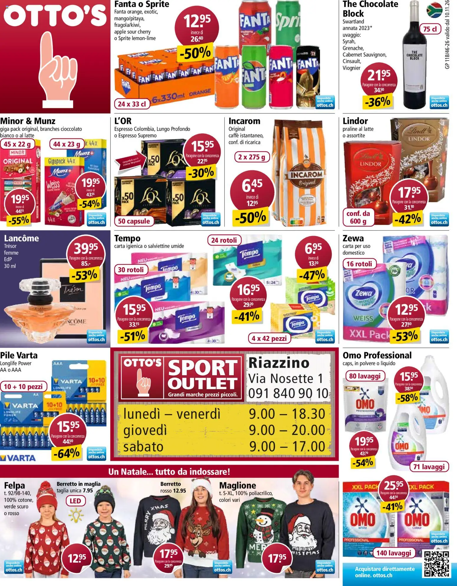 Vorschau des Merkblatts Otto's aktionen IT vom Shop Otto's gültig von 10.11.2026 bis 16.11.2026 - Apple, Fanta, Sprite, Lindor
