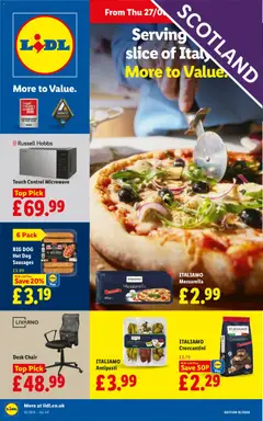 Preview of Lidl Weekly offers Scotland valid from 27/08/2026