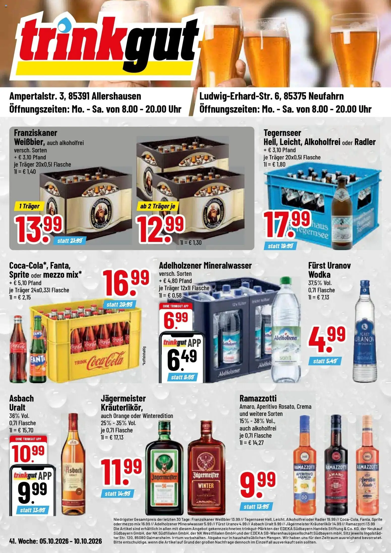 Vorschau von dem Prospekt des Geschäftes Trinkgut, gültig ab dem 05.10.2026
