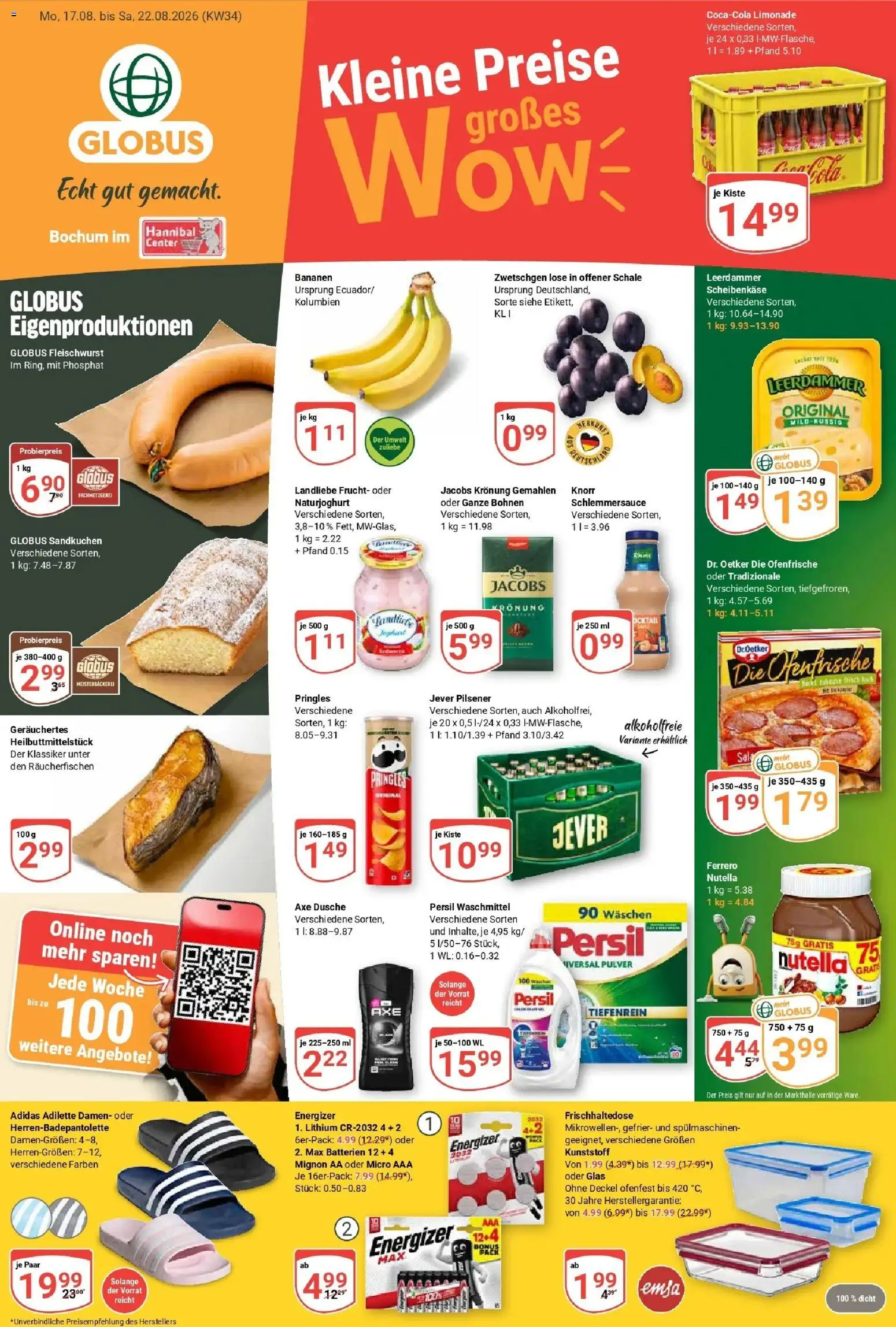 Vorschau von dem Prospekt des Geschäftes Globus, gültig ab dem 17.08.2026