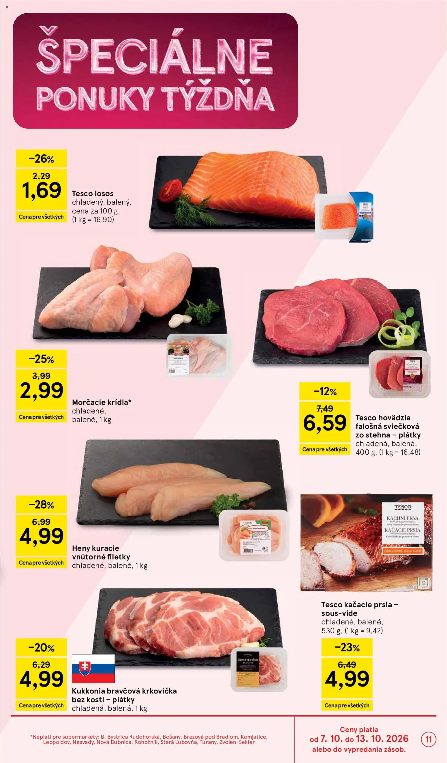 Náhľad Tesco letáku platného od 07.10.2026