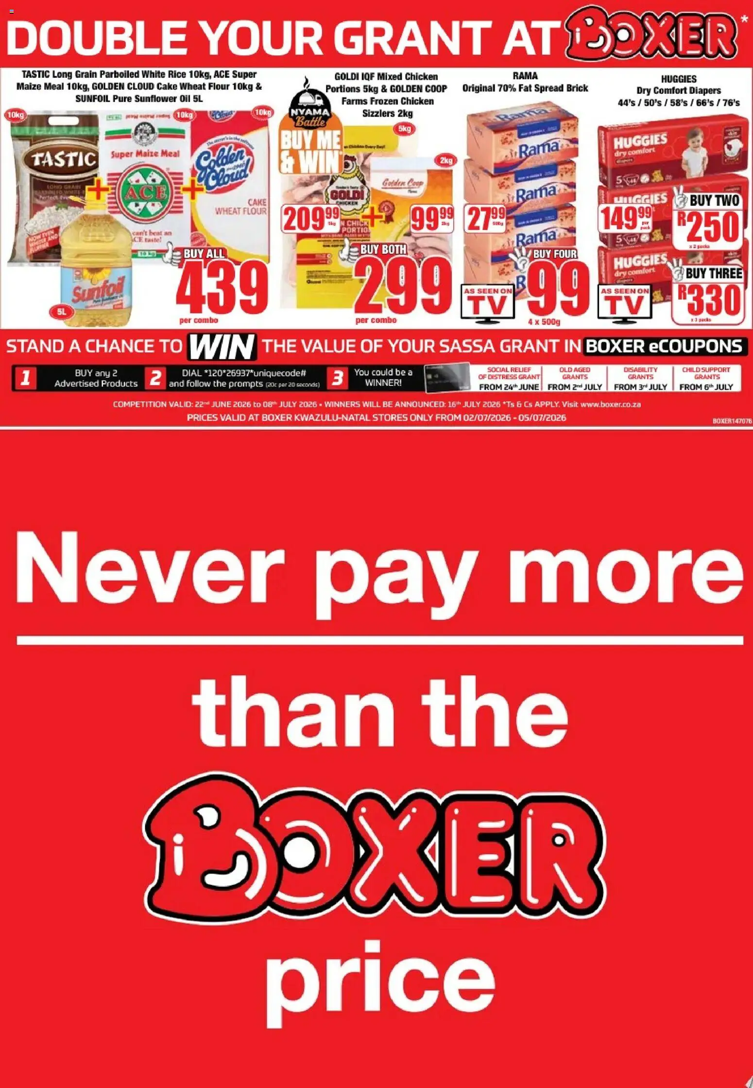 Preview of Boxer flyer valid from 02/07/2026