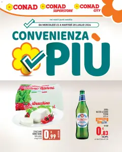 Anteprima dell'opuscolo Conad volantino Convenienza Più dal negozio Conad valido da 22/07/2026