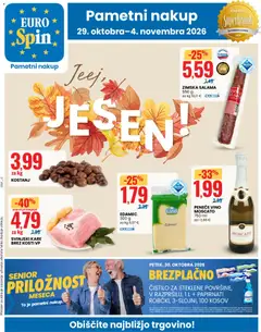 Predogled kataloga iz trgovine Eurospin veljaven od 29.10.2026