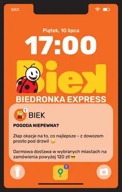 Pogląd gazetki "Biedronka gazetka - Biek" ze sklepu Biedronka ważnej od 10.07.2026