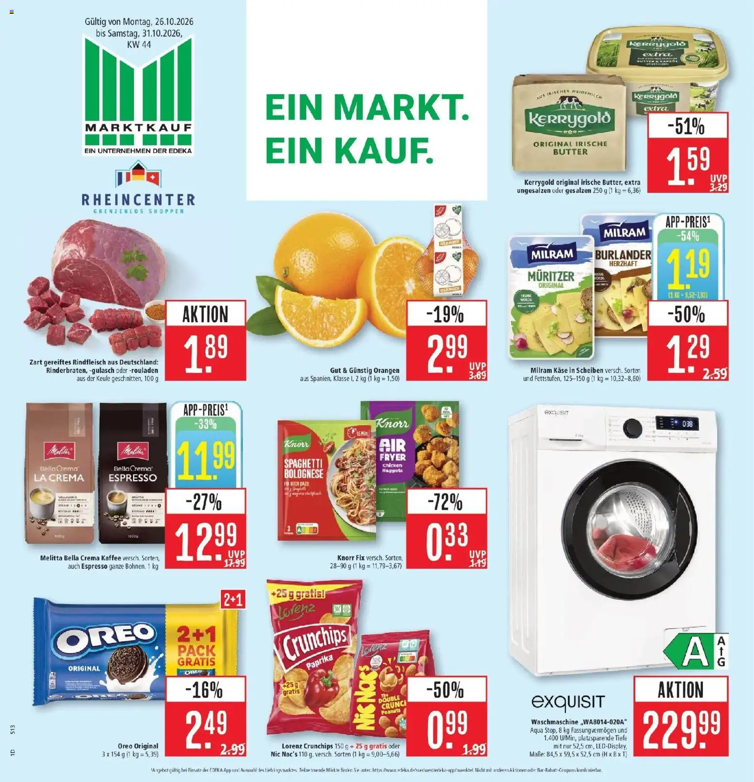 Vorschau von dem Prospekt des Geschäftes Marktkauf, gültig ab dem 26.10.2026