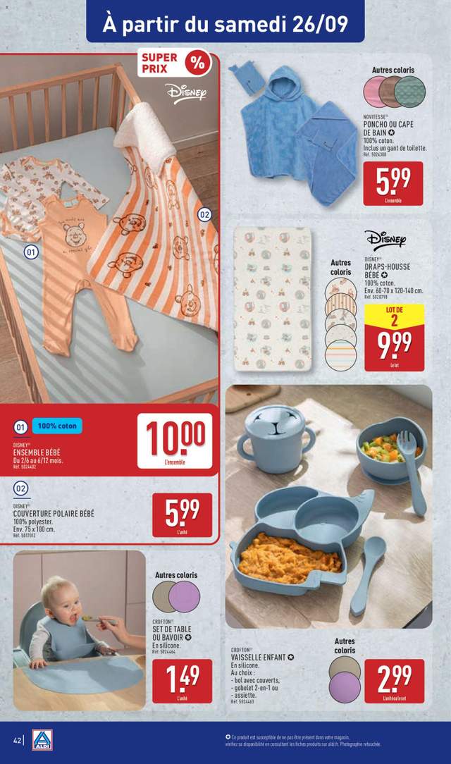 Nouveau catalogue Aldi à partir du 22/09