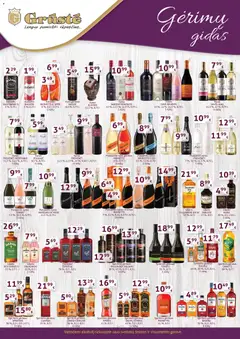 GRUSTE parduotuvės leidinio GRUSTE leidinys - Gėrimų gidas galiojančio nuo 2026.04.21 peržiūra