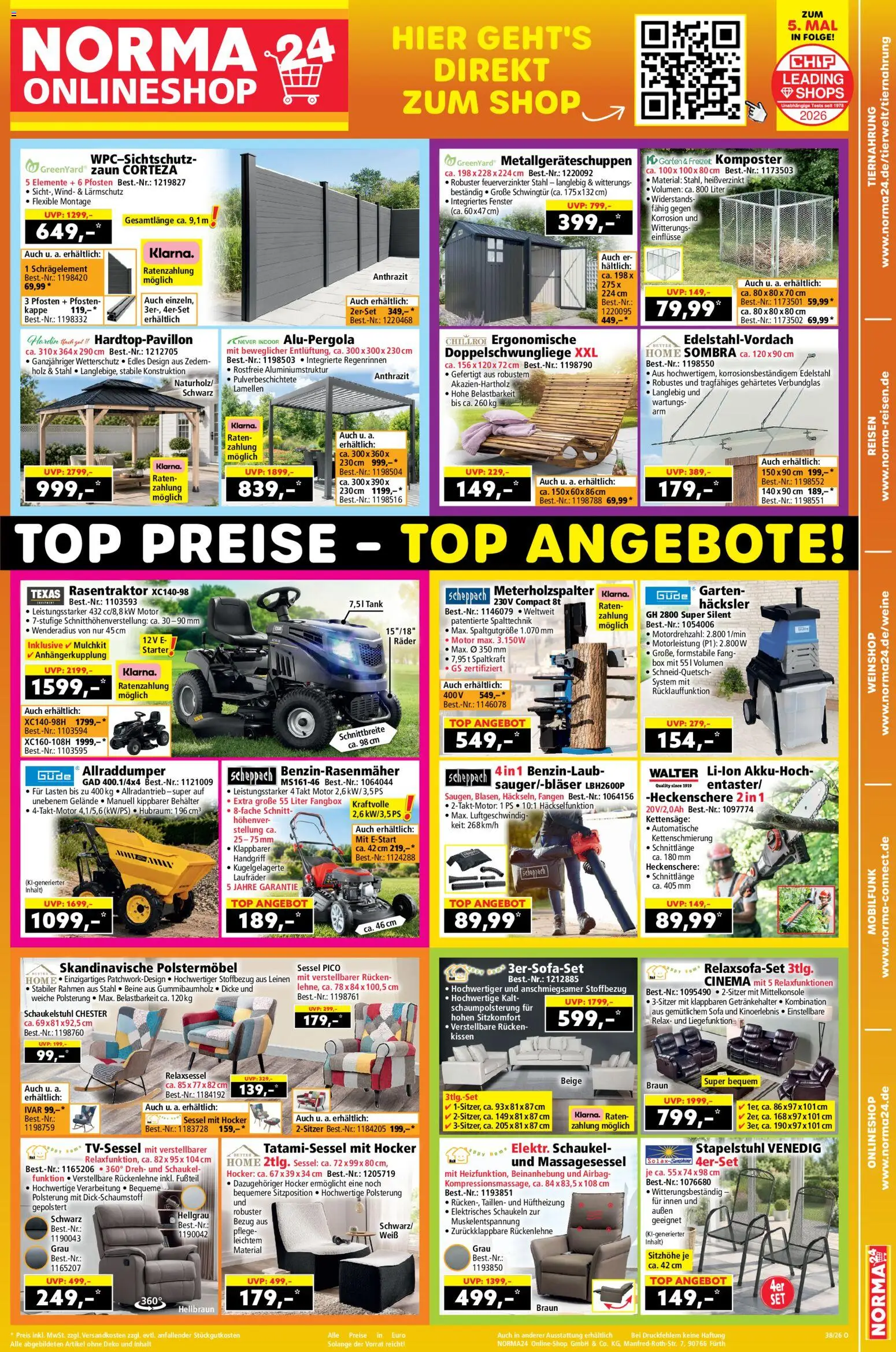 Vorschau von dem Prospekt des Geschäftes Norma, gültig ab dem 14.09.2026