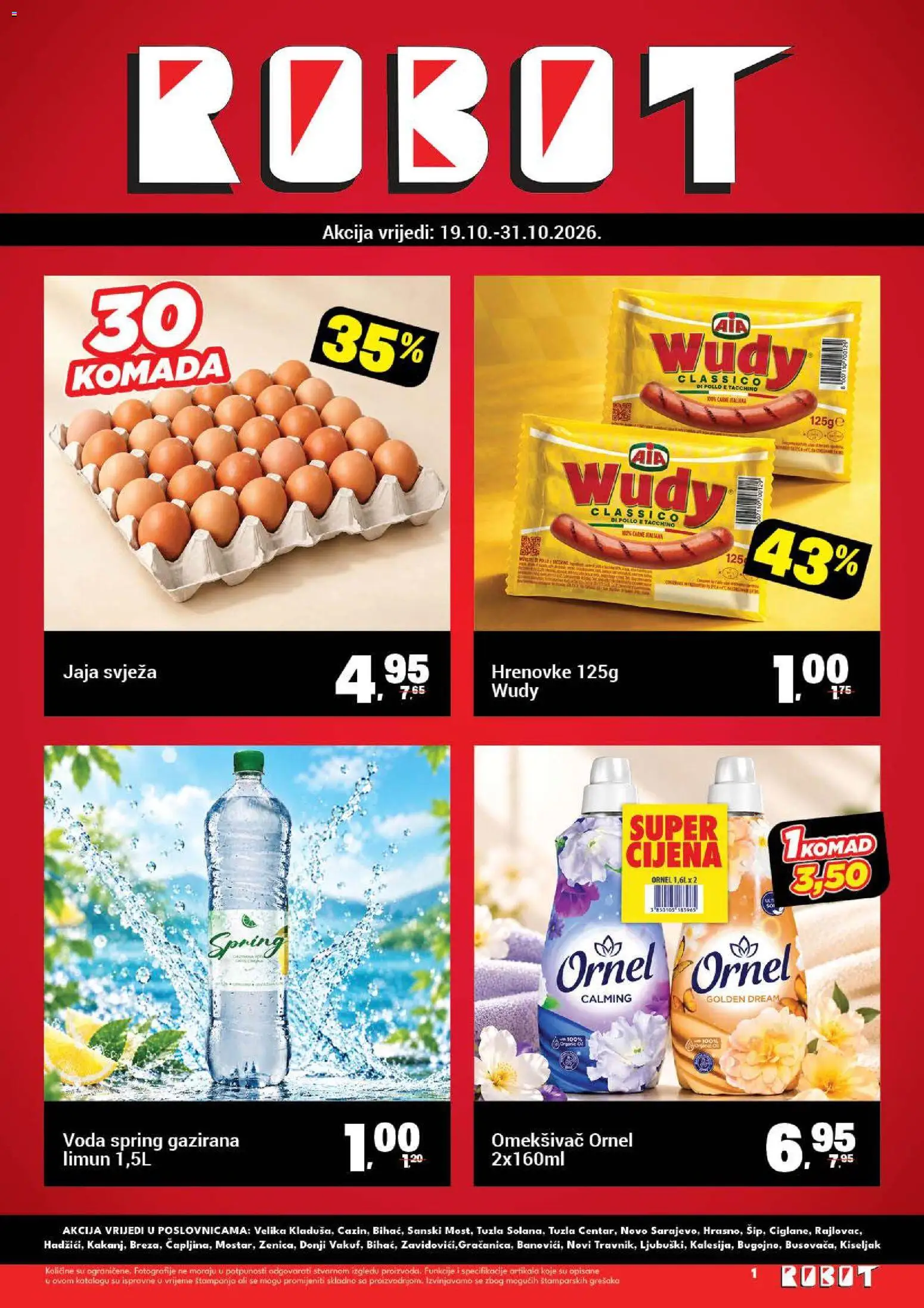 Pregled letka Robot katalog trgovine Robot vrijedi od 19.10.2026