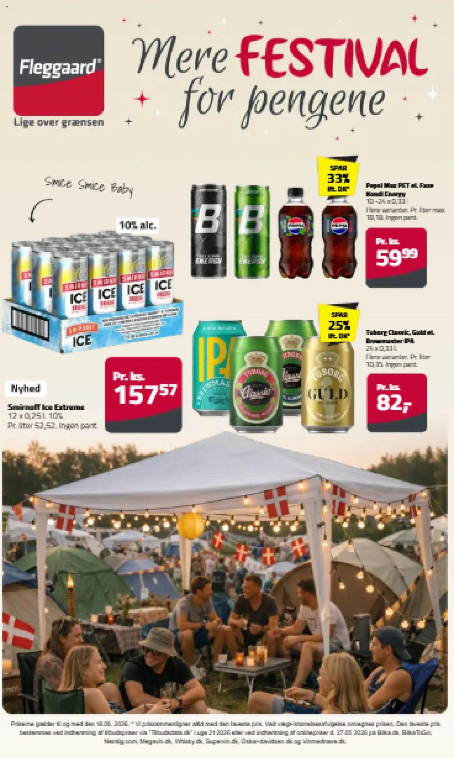 Eksempel på tilbudsavis Fleggaard - Mere fest for pengene fra butik Fleggaard gyldig fra 05/08/2026