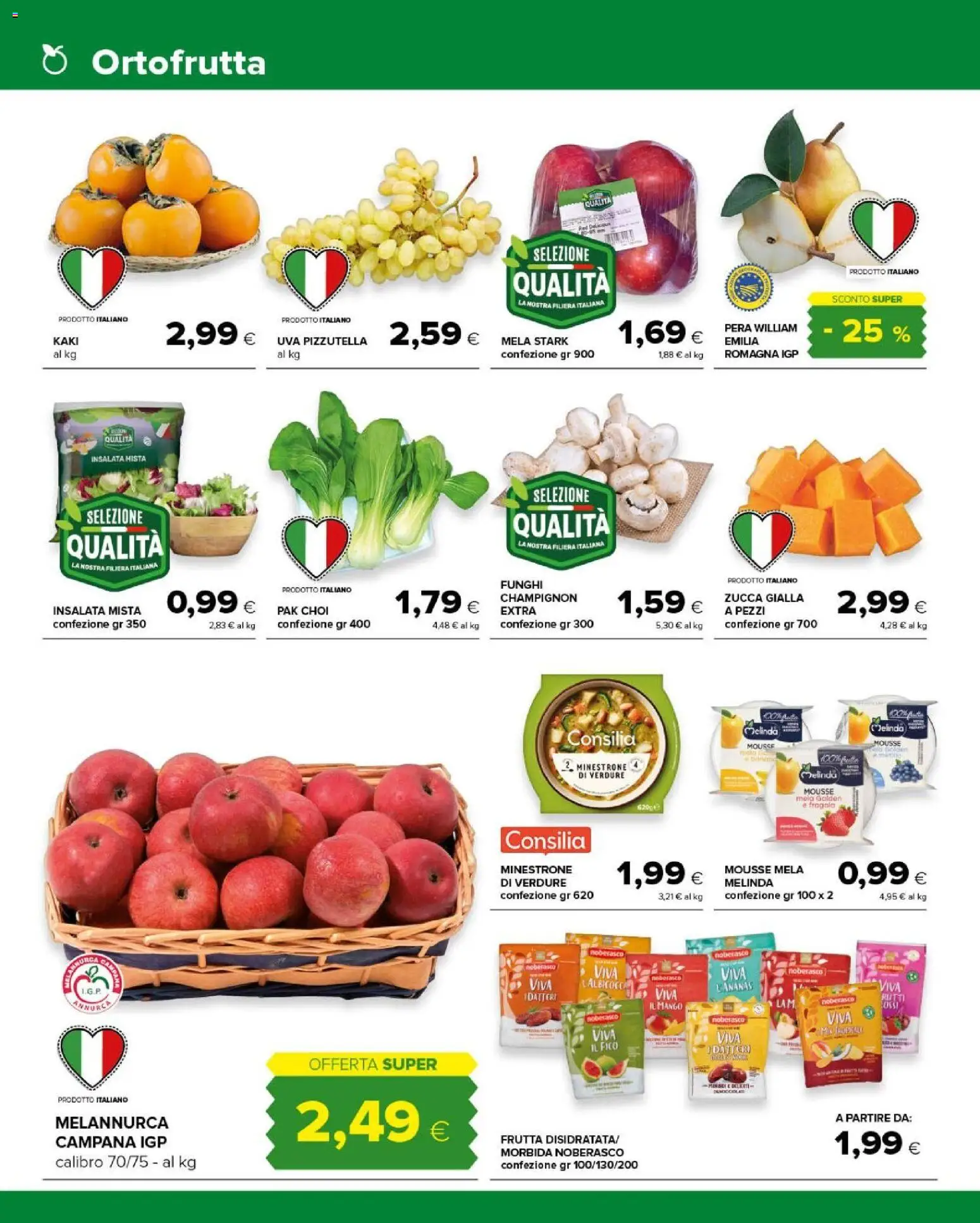 Anteprima dell'opuscolo Tigre volantino Amico Roma dal negozio Tigre valido da 26/10/2026 - Mango, Funghi, Zucca, Frutta, Verdure, Minestrone, Uva, Pera