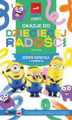 Pogląd gazetki "POLOmarket gazetka - Dzień Dziecka" ze sklepu POLOmarket ważnej od 15.05.2026