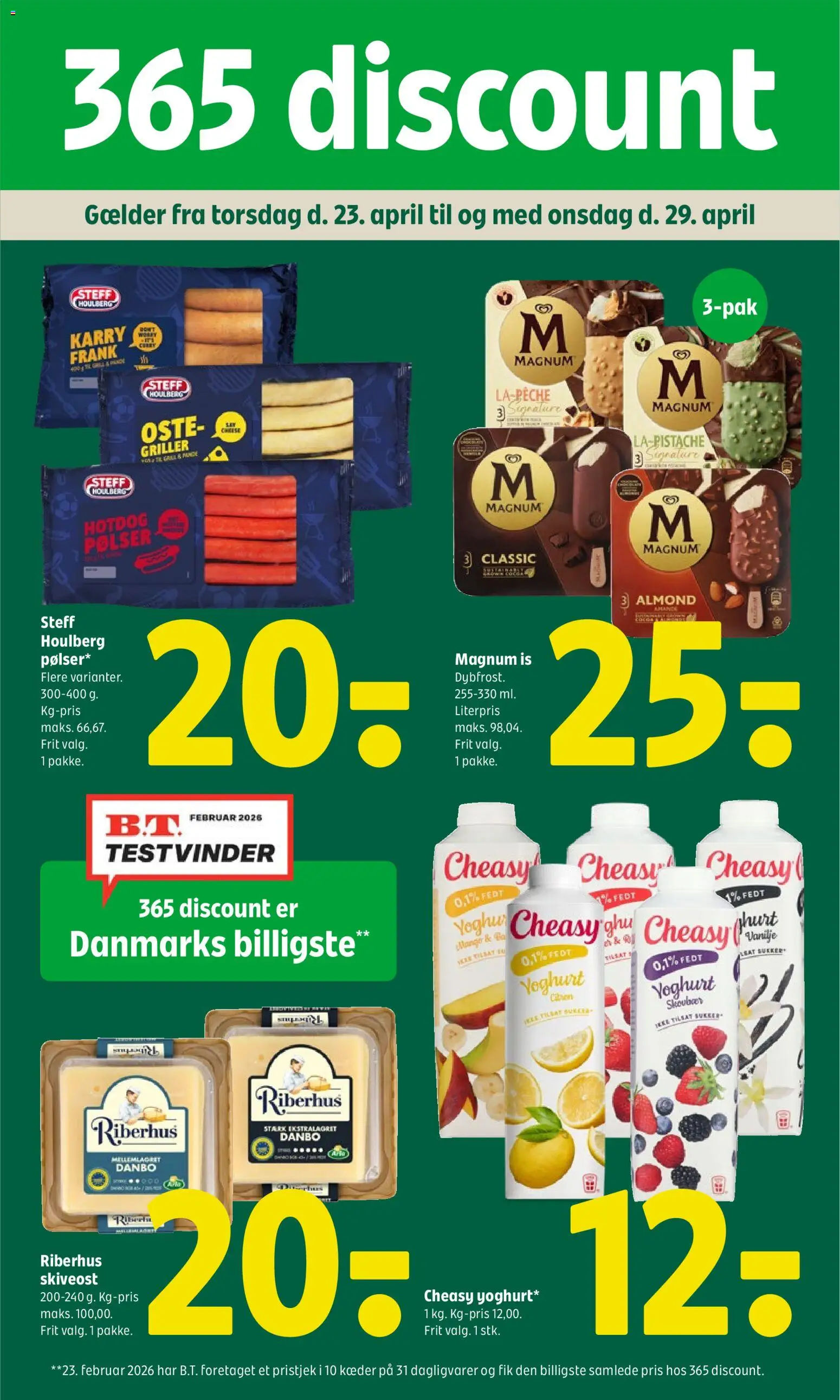 Eksempel på tilbudsavis Coop 365 - Tilbudsavis fra butik Coop 365 gyldig fra 23/04/2026