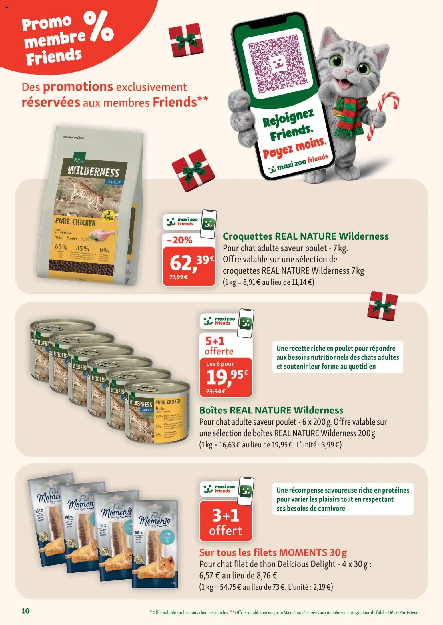 Prévisualisation de Maxi ZOO catalogue du magasin Maxi ZOO formulaire valide 28/10/2026 - Poulet, Thon, Croquettes