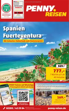 Vorschau von dem Prospekt des Geschäftes Penny Reisen, gültig ab dem 01.05.2026