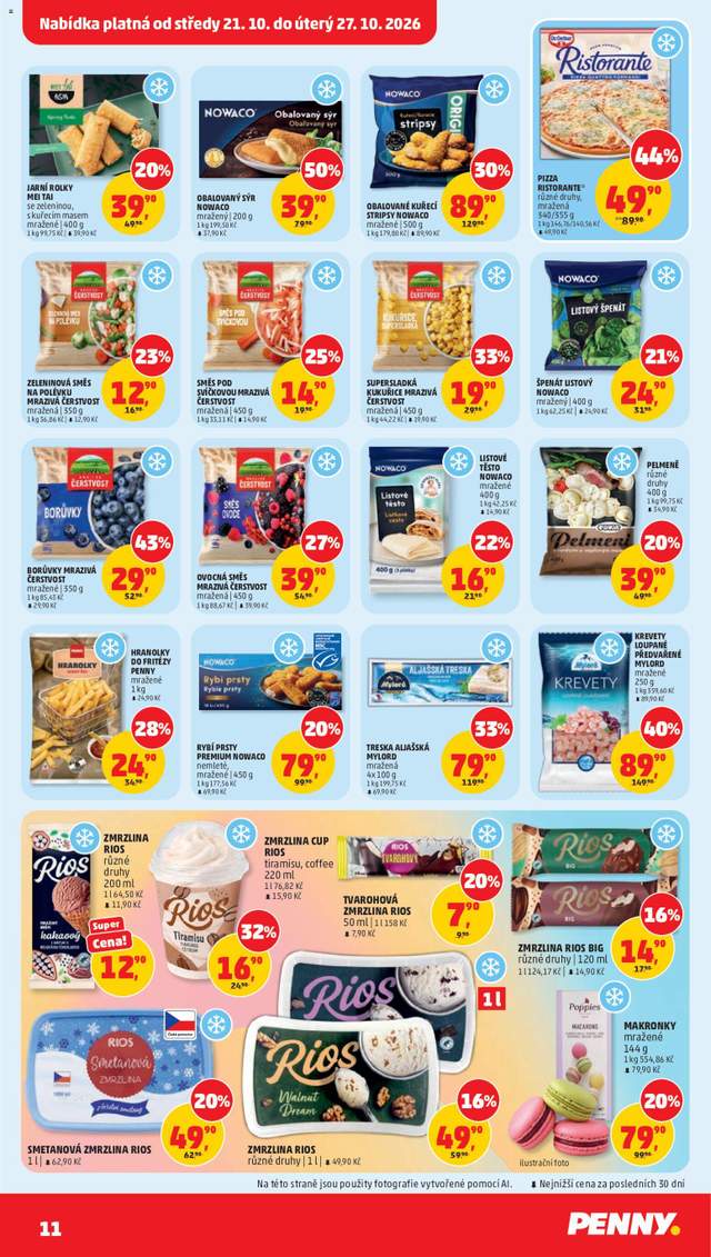 Nový Penny Market leták od 21.10.