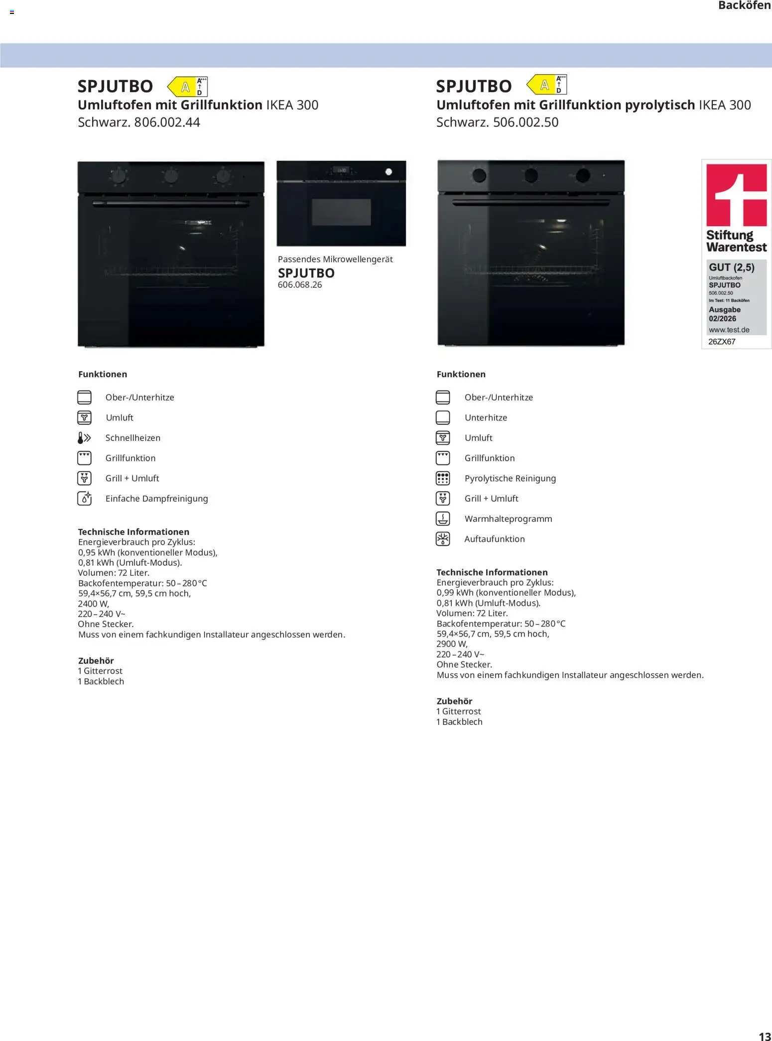 Vorschau von dem Prospekt des Geschäftes Ikea, gültig ab dem 11.09.2026 - Grill, Backofen