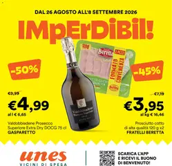 Anteprima dell'opuscolo Unes volantino dal negozio Unes valido da 26/08/2026