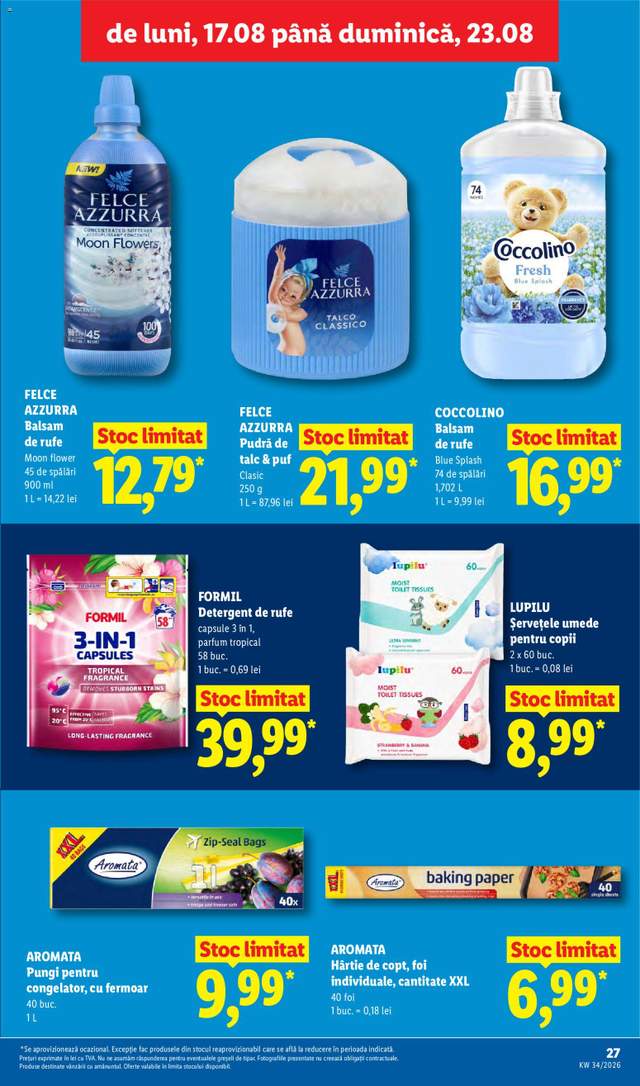 Noul catalog Lidl de la 17.08.