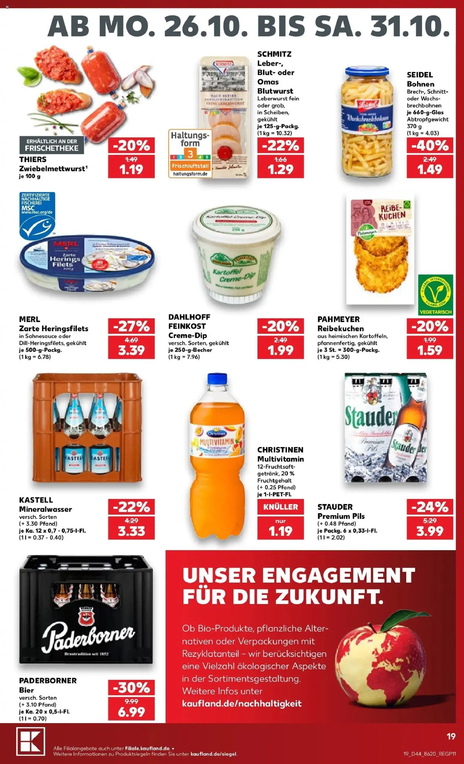 Vorschau von dem Prospekt des Geschäftes Kaufland, gültig ab dem 26.10.2026