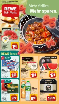 Vorschau von dem Prospekt des Geschäftes Rewe, gültig ab dem 03.08.2026
