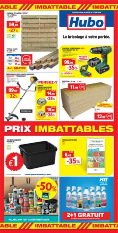 Prévisualisation de Hubo Publicité du magasin Hubo formulaire valide 06/05/2026