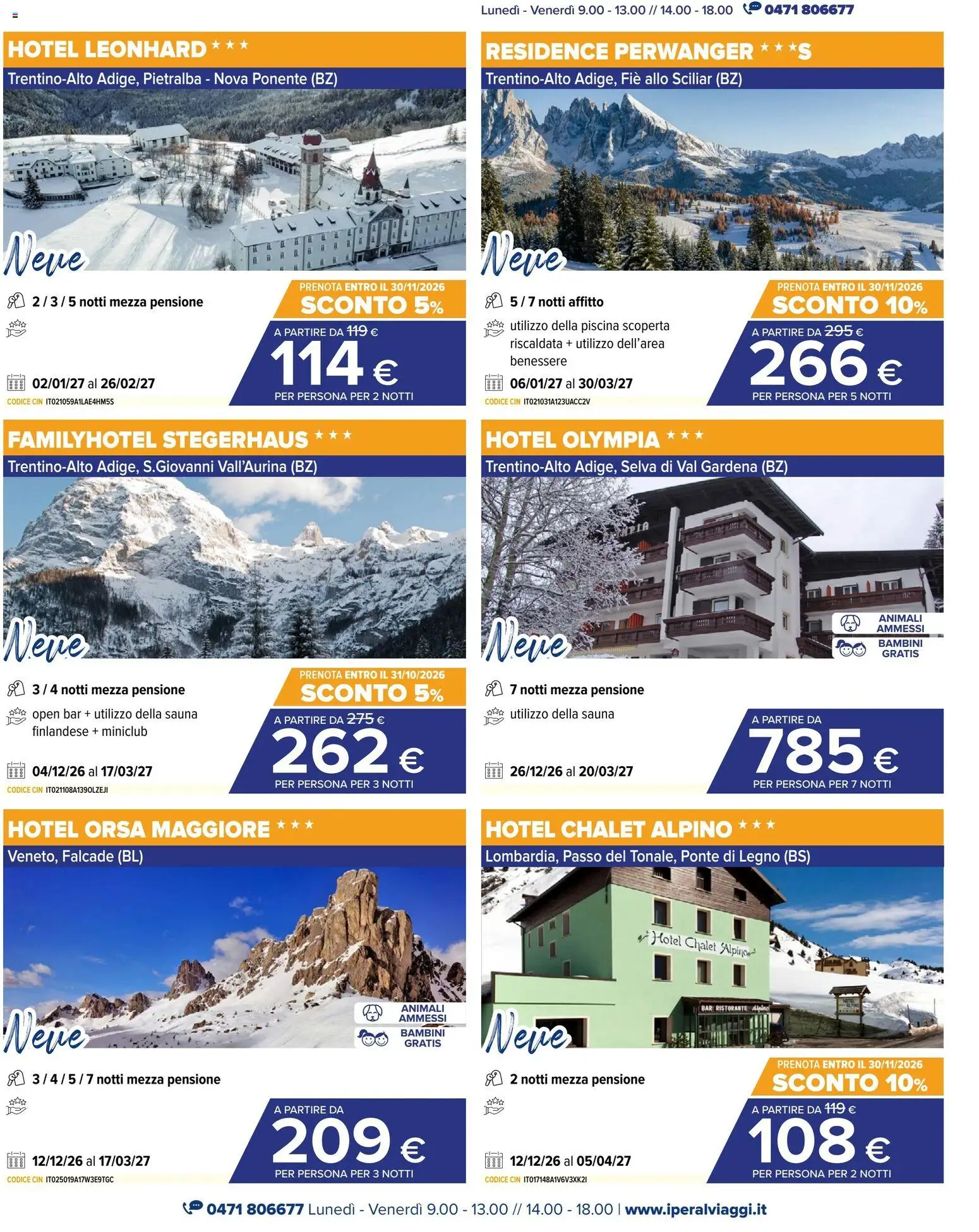 Anteprima dell'opuscolo Iperal volantino Viaggi dal negozio Iperal valido da 28/10/2026 - Piscina