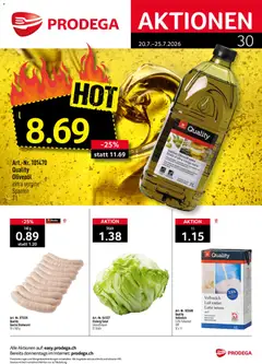 Vorschau des Merkblatts Prodega aktionen vom Shop Prodega gültig von 20.07.2026 bis 25.07.2026
