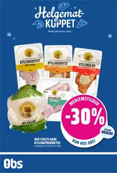 Forhåndsvis Coop Obs Helgemat Kuppet fra butikk Coop Obs gyldig fra 04/06/2026
