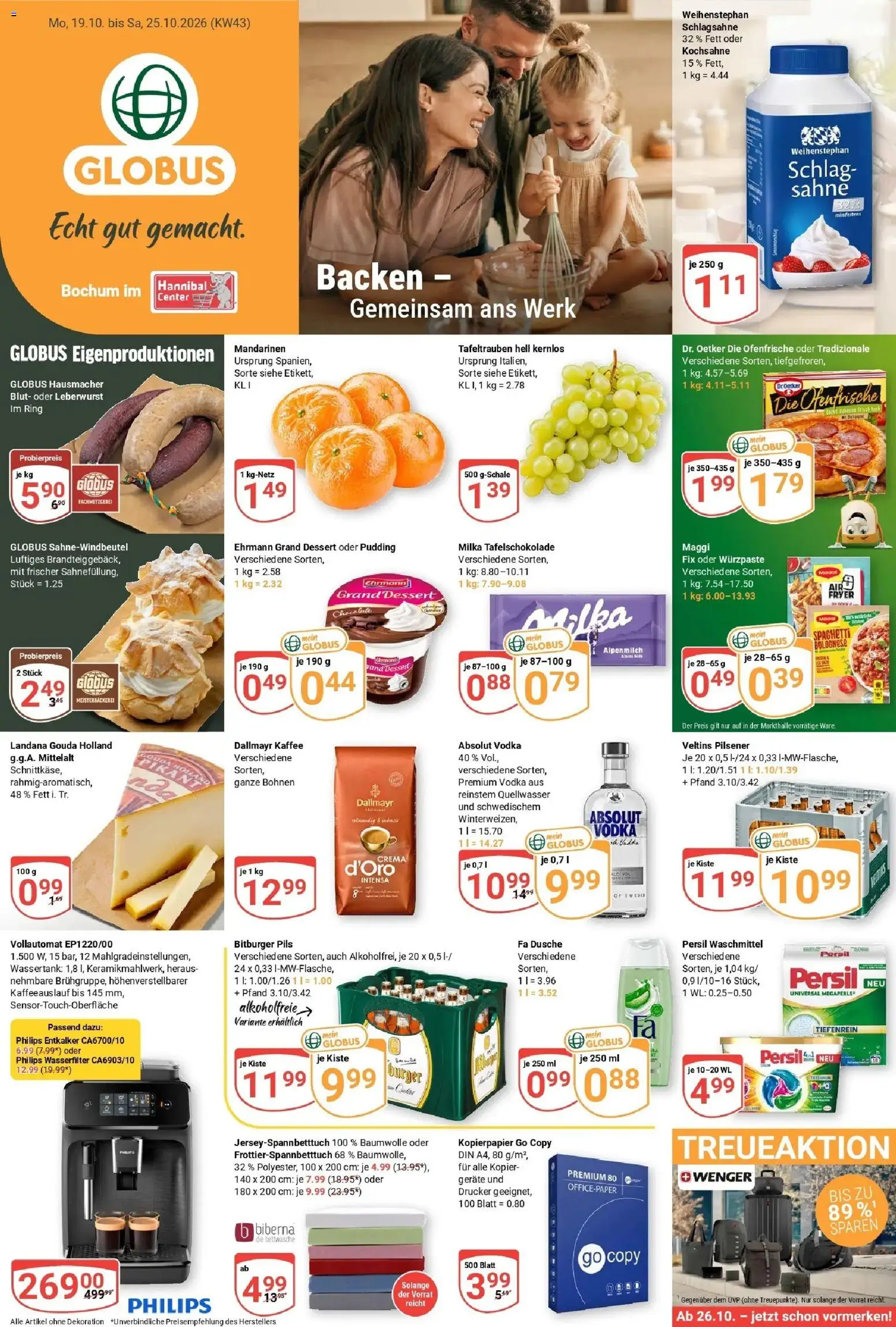 Vorschau von dem Prospekt des Geschäftes Globus, gültig ab dem 19.10.2026