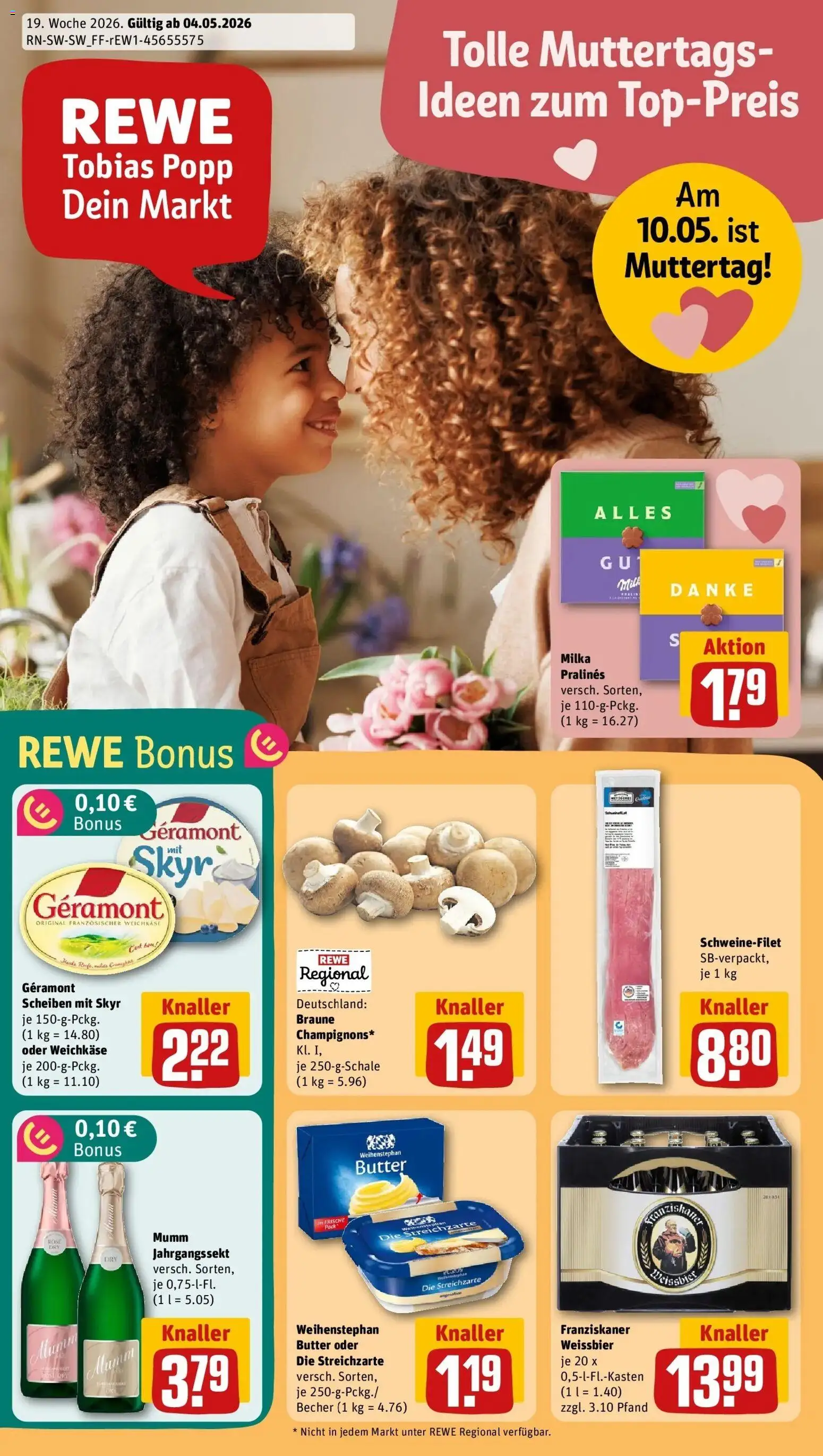 Vorschau von dem Prospekt des Geschäftes Rewe, gültig ab dem 04.05.2026