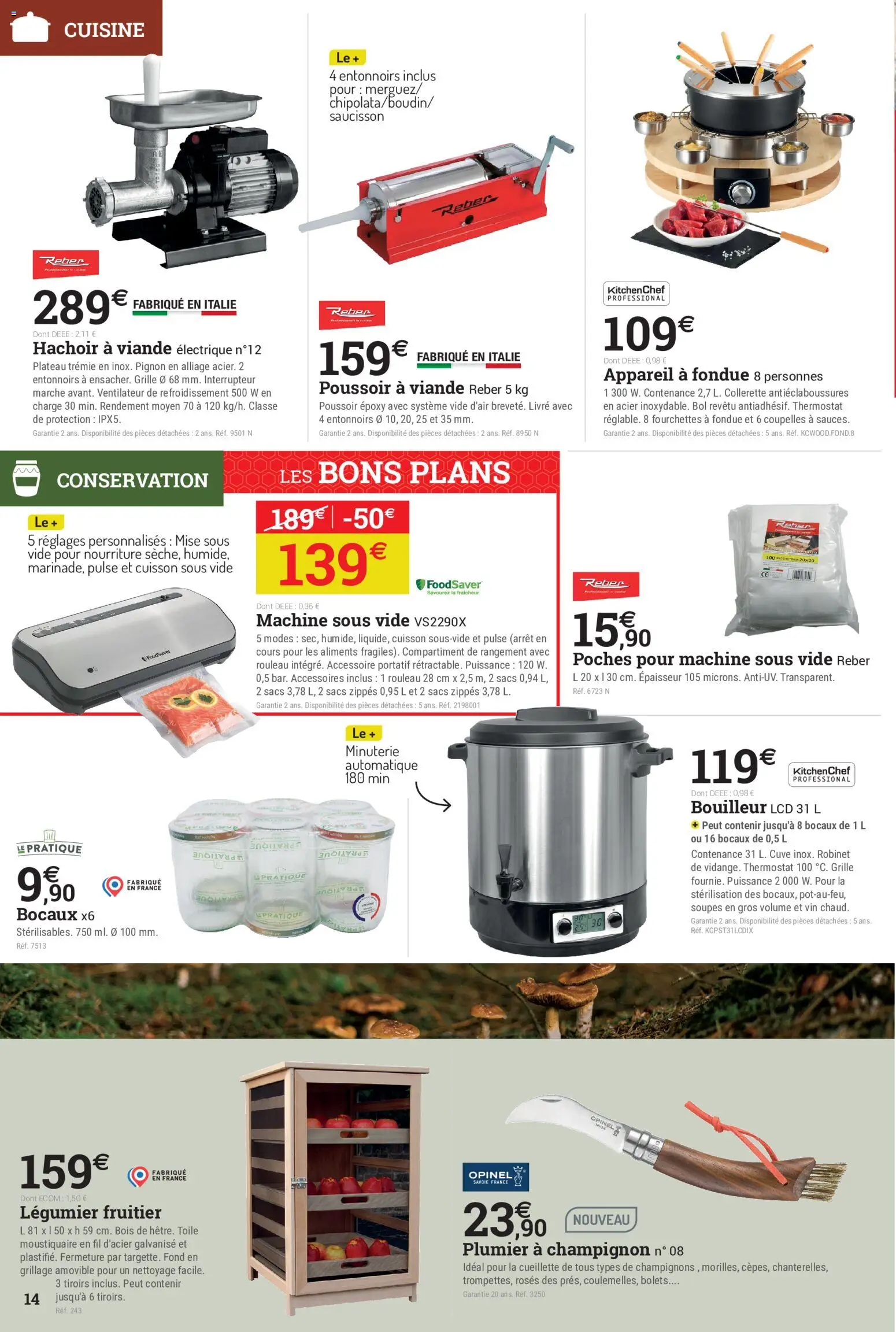 Prévisualisation de Espace Emeraude catalogue du magasin Espace Emeraude formulaire valide 21/10/2026 - Livre, Vin, Moustiquaire, Interrupteur, Robinet, Soupes, Tiroirs, Rouleau