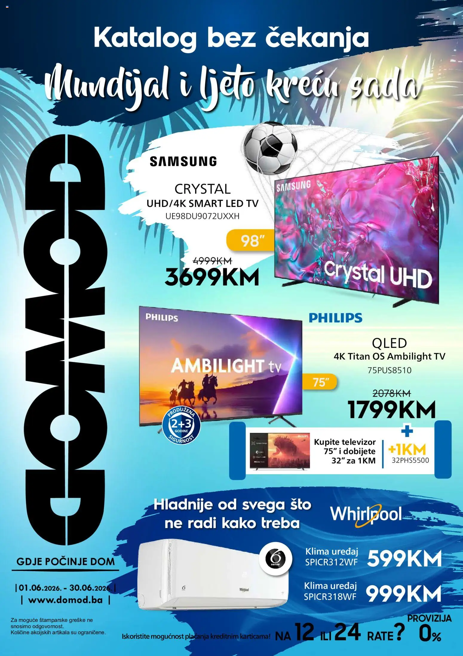 Pregled letka Domod katalog trgovine Domod vrijedi od 01.06.2026