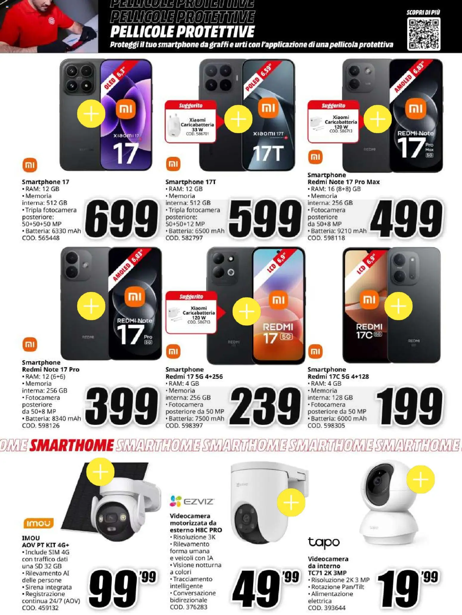 Anteprima dell'opuscolo Media World Black Friday dal negozio Media World valido da 30/10/2026 - Xiaomi, Smartphone, Batteria, Fotocamera, Videocamera, Pellicola