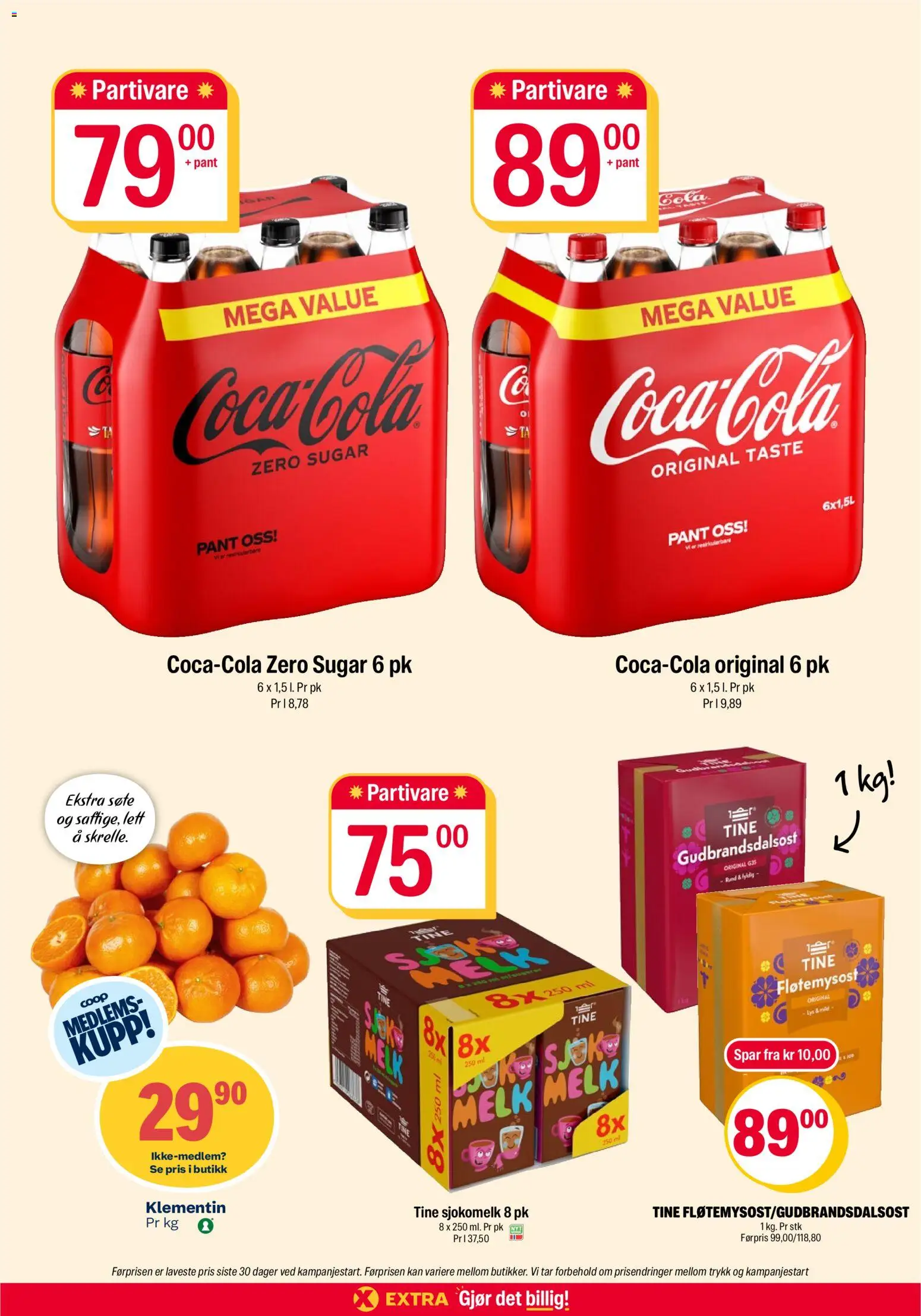 Forhåndsvis Coop Extra kundeavis fra butikk Coop Extra gyldig fra 24/08/2026