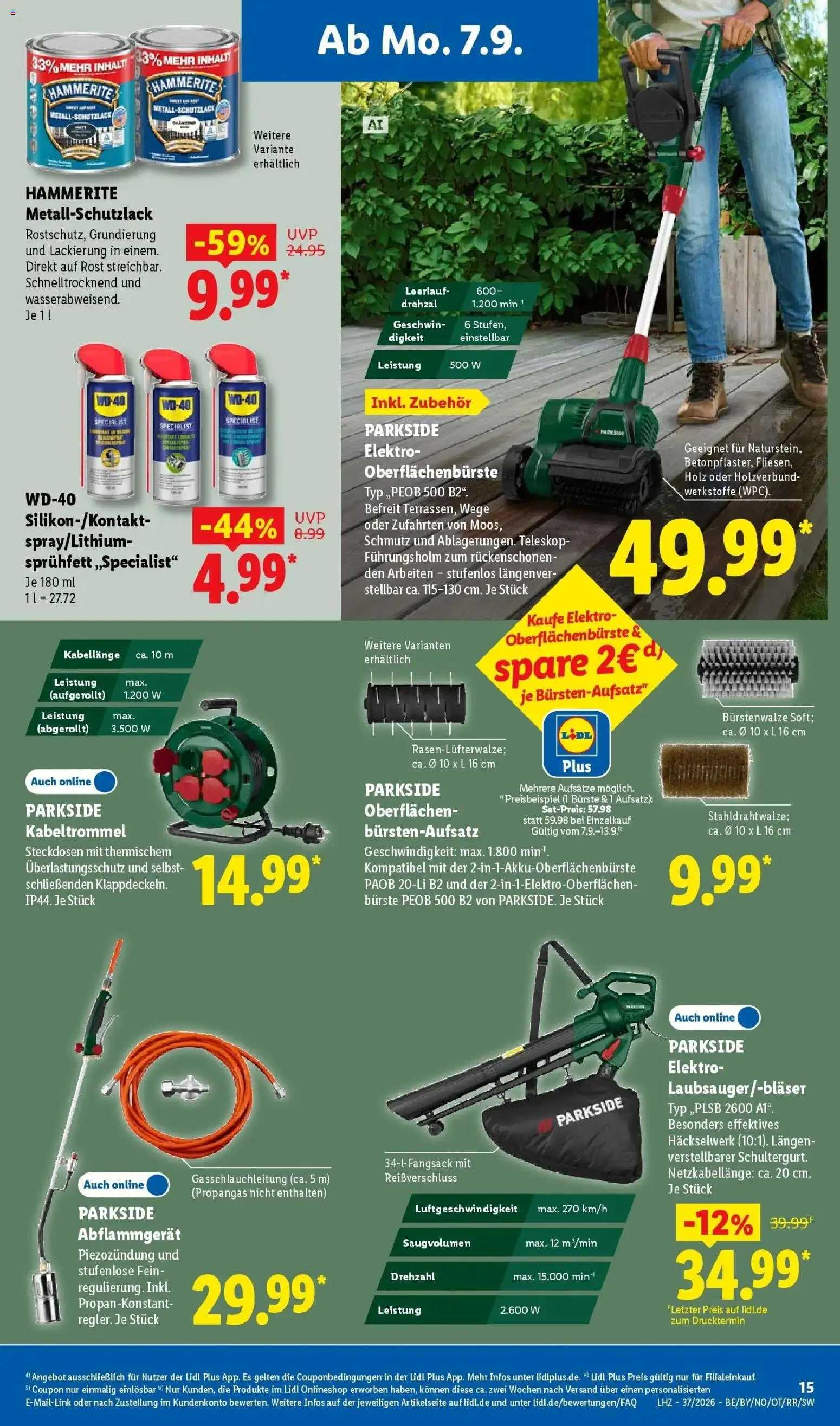 Vorschau von dem Prospekt des Geschäftes Lidl, gültig ab dem 07.09.2026 - Bürste
