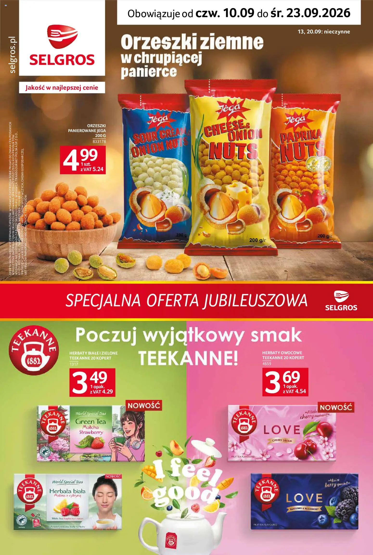 Pogląd gazetki "Selgros cash&carry gazetka - Specjalna oferta jubileuszowa" ze sklepu Selgros cash&carry ważnej od 10.09.2026