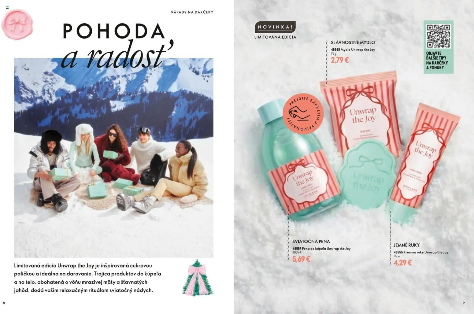Náhľad Oriflame letáku platného od 11.11.2026 - Mydlo, Pena, Krém, Krém na ruky, Pena do kúpeľa