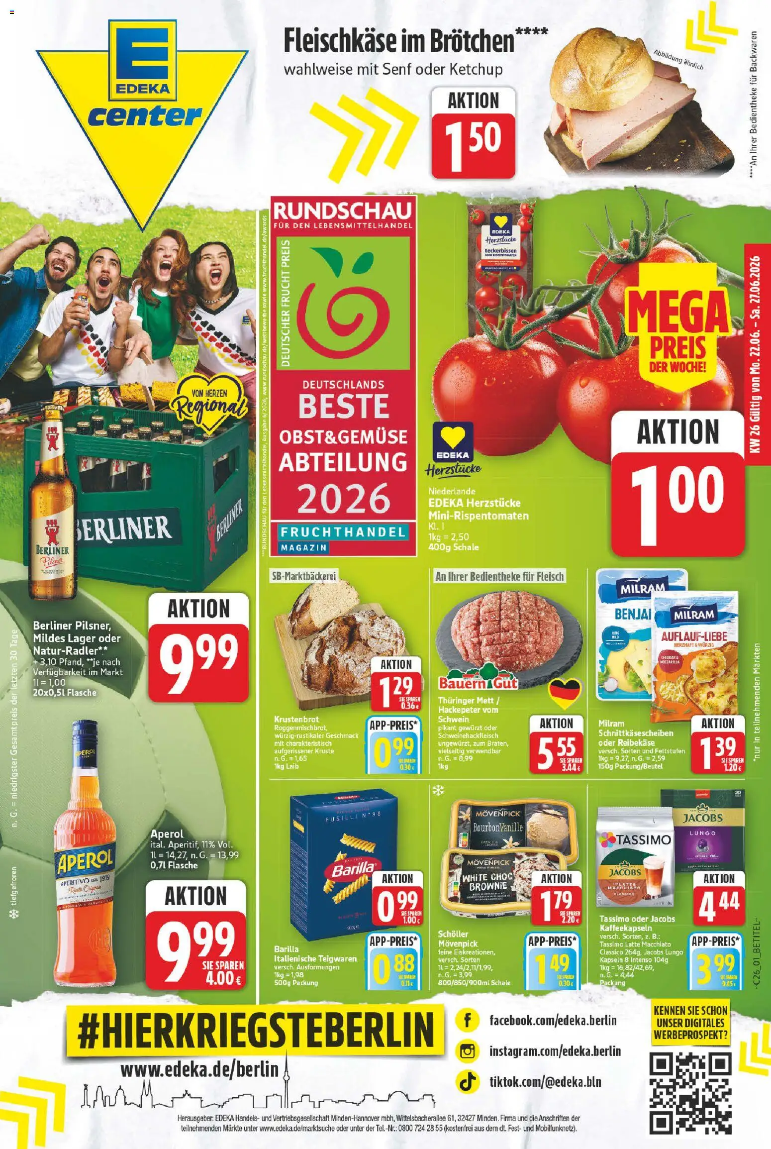 Vorschau von dem Prospekt des Geschäftes E center, gültig ab dem 22.06.2026