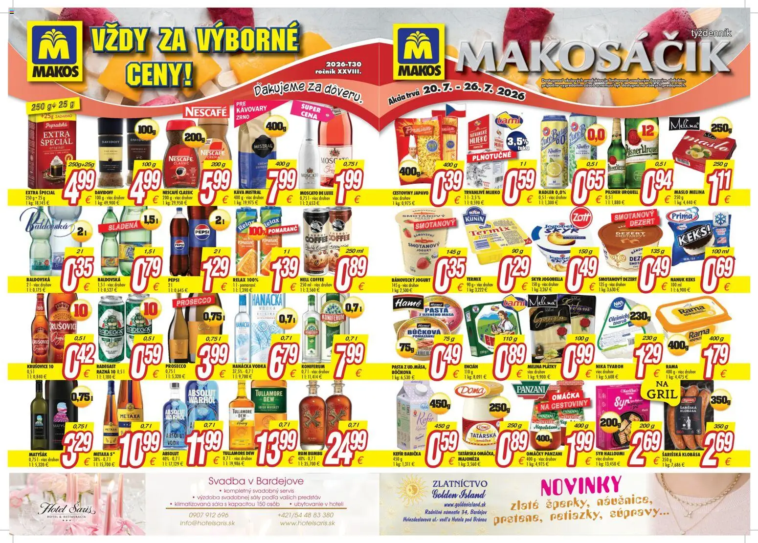 Náhľad Makos letáku platného od 20.07.2026