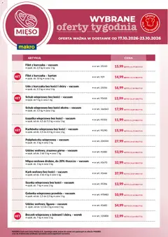 Pogląd gazetki "Makro gazetka - Wybrane oferty tygodnia w dostawie" ze sklepu Makro ważnej od 17.10.2026