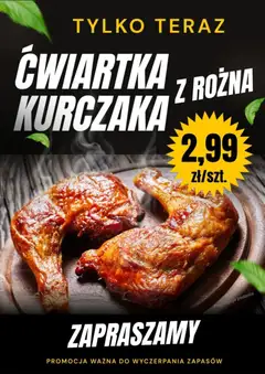 Pogląd gazetki "Promocja - Ćwiartka Kurczaka Z Rożna" ze sklepu Prim Market ważnej od 26.01.2026